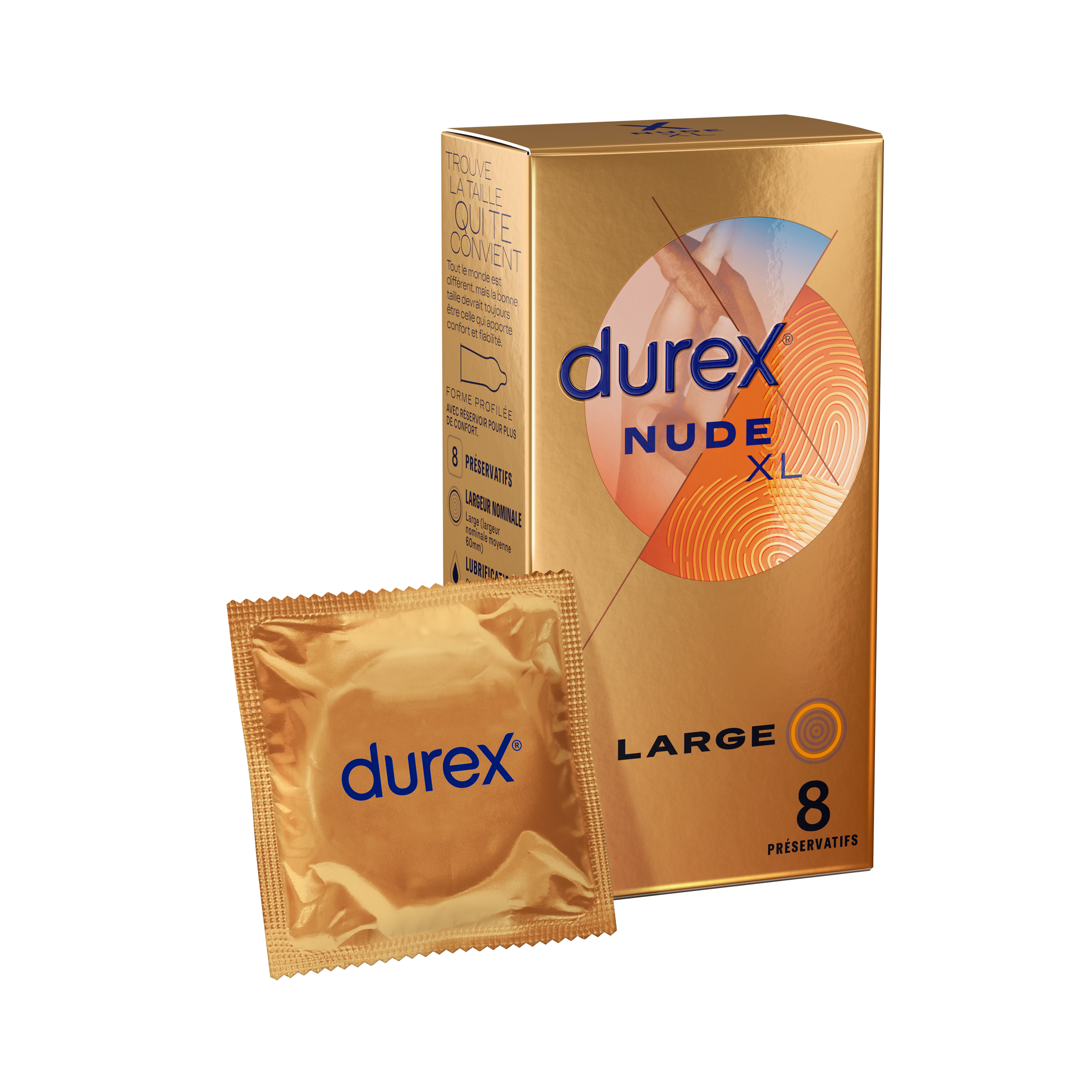 Préservatifs Durex<br>Nude XL