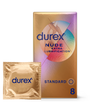 Durex FR Condoms 8 Préservatifs Durex Nude Extra Lubrification