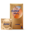 Durex FR Condoms 8 Préservatifs Durex Nude XL